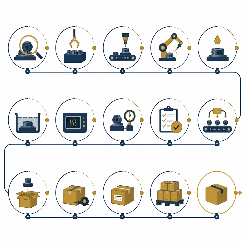 Manufacturing process flow