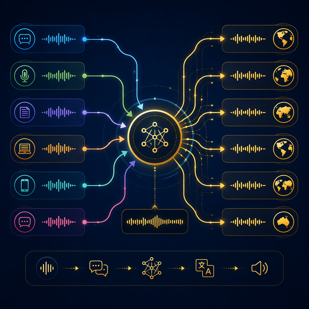 Enterprise translation data flow